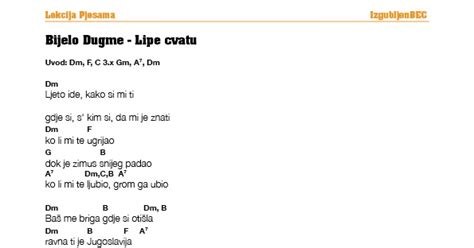 lipe cvatu tekst